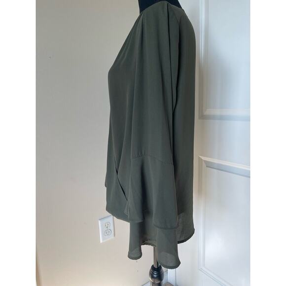 Michael Kors Olive Green Blouse - Picture 5 of 10